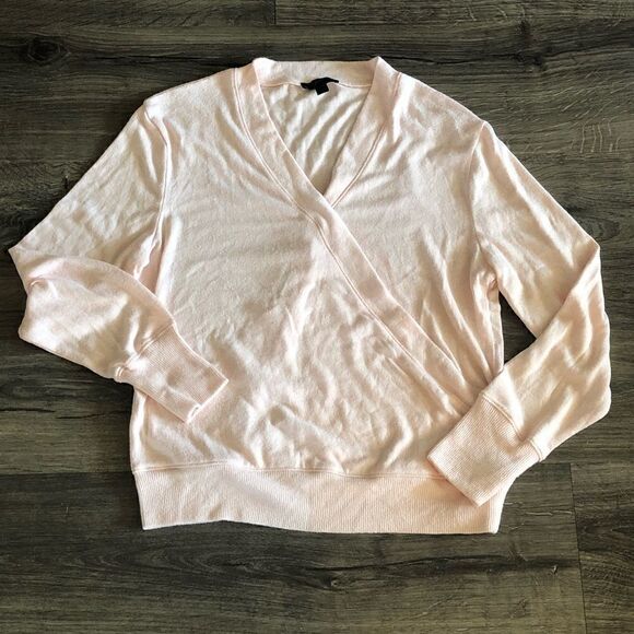𝅺J. Crew lightweight faux wrap surplice sweater size S - Picture 1 of 8